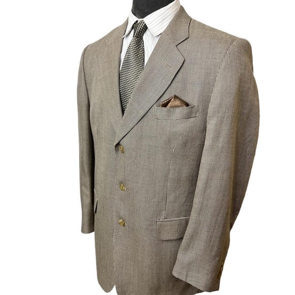 FENZIA MENS SPORT BLAZER, SIZE 44R A BLEND OF SILK AND WOOL. IN GREAT CO… - Picture 3 of 12